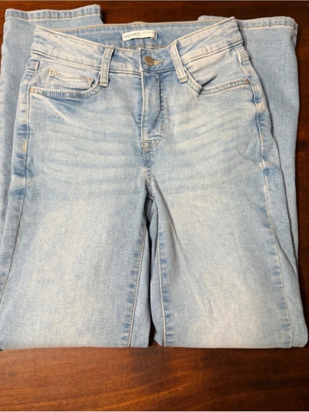 Nine West Women's Skinny Jeans in Light Blue Wash
